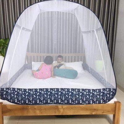 Màn chụp tự bung cao cấp Mộc Miên đỉnh rộng - Mẫu Phi Hành Gia - Kích thước 1,8mx2m - 2 cửa ( Hà Nội )