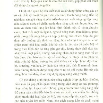 NÔNG THÔN ĐỒNG BẰNG BẮC BỘ (1965 - 1975) (Sách chuyên khảo)