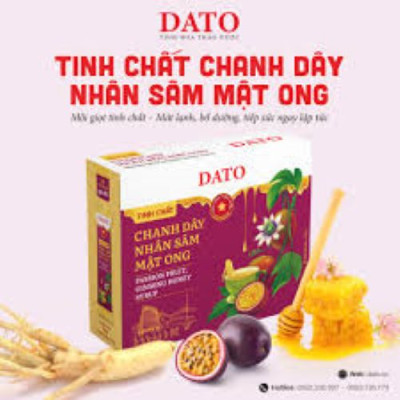 Tinh Chất Chanh Dây Nhân Sâm Mật Ong DATO. Không chất bảo quản, thanh nhiệt, giải độc, đẹp da, nâng cao sức khỏe