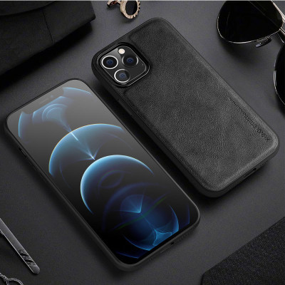 Ốp lưng da cho iPhone 14, 14 Pro, 14 Plus, 14 Pro Max, iPhone 15, 15 Pro, 15 Plus, 15 Pro Max hãng X-level cao cấp viền mềm chống sốc - Hàng chính hãng