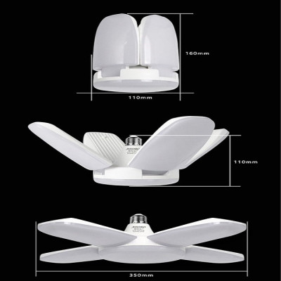 Bóng Đèn Led Hình 4- 5 Cánh Quạt LEDBULB , Đèn Led hình Cánh Hoa thêm 1 bóng trung tâm, Ánh Sáng Trắng Tiết Kiệm Điện siêu sáng, chuôi E27