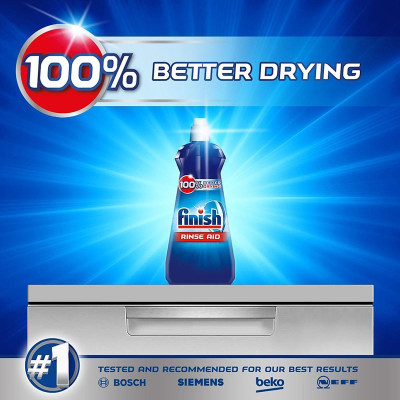 Nước Làm Bóng Và Làm Khô Chén Bát Finish Dishwasher Shine & Dry Regular 800ml PTT017394, Nhập Đức