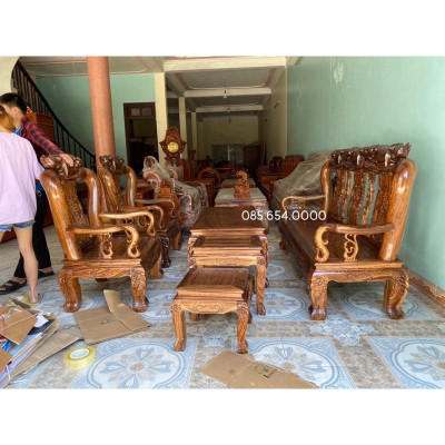 Bộ ghế Khổng tử gỗ Mun