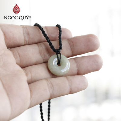 Mặt dây chuyền đồng điếu đá cẩm thạch dầu mệnh hỏa, mộc - Ngọc Quý Gemstones