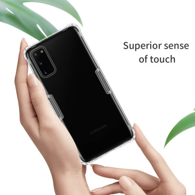 Ốp lưng dẻo cho Samsung Galaxy S20 hiệu Nillkin Nature mỏng 0.6mm, chống trầy xước - Hàng chính hãng
