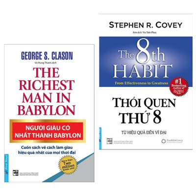 Combo Sách Bán Chạy: Người Giàu Có Nhất Thành Babylon + Thói Quen Thứ 8 (Tuyệt Chiêu Làm Gìau Hiệu Qủa Nhất Mọi Thời Đại - Tặng Kèm Bookmark Green Life)