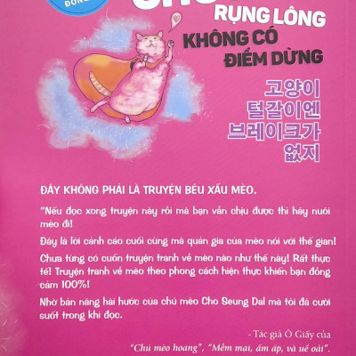 CHÚ MÈO RỤNG LÔNG KHÔNG CÓ ĐIỂM DỪNG