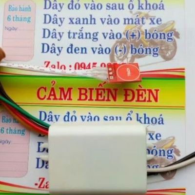 CẢM BIẾN CHẠM BẬT TẮT ĐÈN XUYÊN QUA NHỰA XE MÁY MẪU MỚI CHẤT LƯỢNG