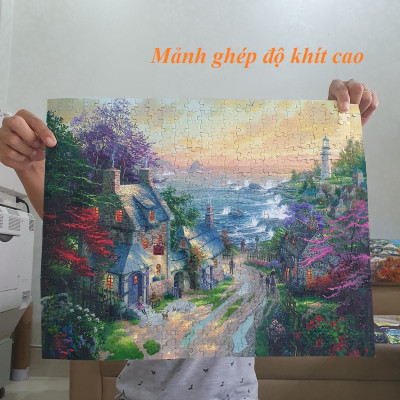 Bộ Tranh Xếp Hình Minh Châu 1500 Mảnh (Kích Thước 60x100cm) – Làng Biển Cinque Terre, Italy