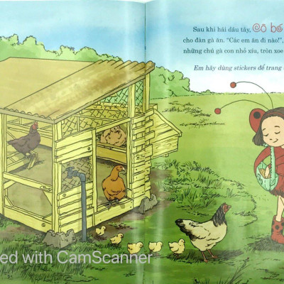 Cô bé Bọ Rùa về nông trại (Đọc truyện - Dán hình)