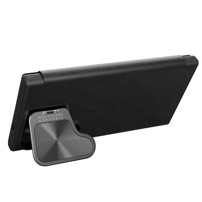 Ốp Lưng Nillkin Qin Prop Leather Case cho Samsung Galaxy S24 Ultra - Hàng Chính Hãng