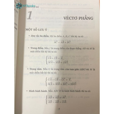 Sách Tuyển chọn các chuyên đề toán phổ thông Tập 1