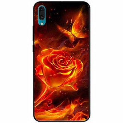 Ốp lưng dành cho Huawei Y7 Pro 2019 mẫu Hoa Hồng Lửa