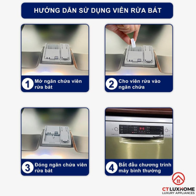 Viên rửa chén bát Finish All in one max 24 viên túi nhỏ ít viên 10 chức năng