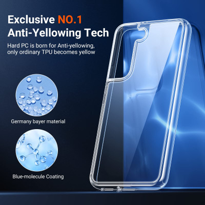 Ốp lưng silicon dẻo mỏng 0.6mm cho Samsung Galaxy S22 hiệu Ultra Thin độ trong tuyệt đối- Hàng nhập khẩu