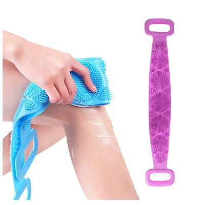 Dây chà lưng ,cọ lưng 2 mặt gai silicone ,làm sạch bụi bẩn , chà chân tiện lợi tẩy tế bào chết ,phù hợp cho mọi người
