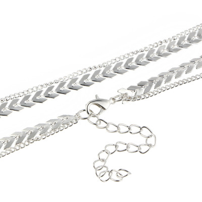 Dây chuyền choker kim loại thời trang