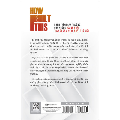How I Built This - Hành Trình Can Trường Của Những Doanh Nhân Truyền Cảm Hứng Nhất Thế Giới _SGB
