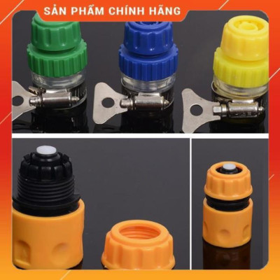 Bộ dây vòi xịt nước, tăng áp 3 lần, loại 7m, 10m 206701-2 đầu đồng,cút,nối vàng