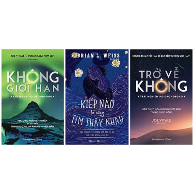 Combo bộ 3 cuốn dọn dẹp tinh thần: Kiếp Nào Ta Cũng Tìm Thấy Nhau + Không Giới Hạn - Khám Phá HO