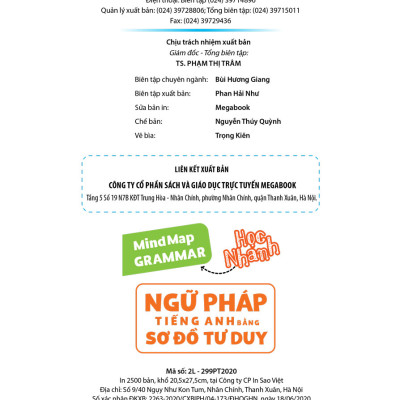 Mindmap Grammar – Học Nhanh Ngữ Pháp Tiếng Anh Bằng Sơ Đồ Tư Duy (Tổng Hợp Ngữ Pháp Lớp 3-4-5 Theo Chủ Đề)_MEGA