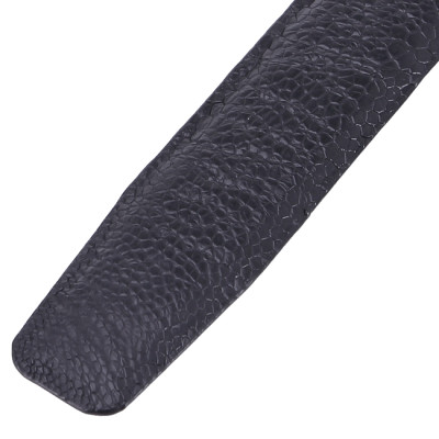 Thắt lưng nam da đà điểu Huy Hoàng trơn 3,5P màu đen, nâu đất, vàng bò, nâu đỏ HT4409-10-11-12 