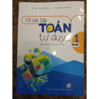 Sách - Combo Vở bài tập Toán tư duy lớp 1 (Tập 1+Tập 2)