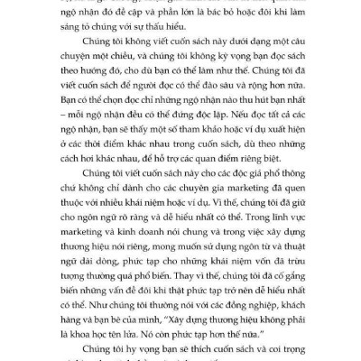 Những Ngộ Nhận Về Xây Dựng Thương Hiệu - Xóa Bỏ Hiểu Nhầm Và Trở Thành Chuyên Gia Thương Hiệu