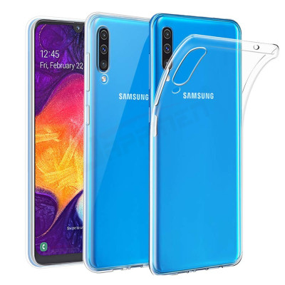 Ốp lưng dẻo cho Samsung Galaxy A70 hiệu Ultra Thin mỏng 0.6mm chống trầy - Hàng chính hãng 