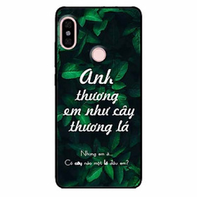 Ốp lưng in cho Xiaomi Mi 8 Mẫu Anh Thương Em