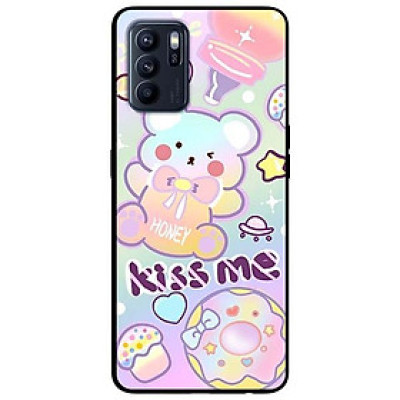 Ốp lưng dành cho Oppo Reno 6 - Reno 6 Z mẫu Gấu 7 Màu