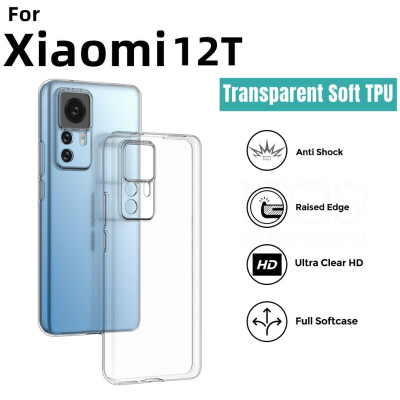 Ốp lưng silicon dẻo cho Xiaomi Mi 12T 5G / 12T Pro 5G hiệu Ultra Thin trong suốt mỏng 0.6mm độ trong tuyệt đối chống trầy xước - Hàng nhập khẩu