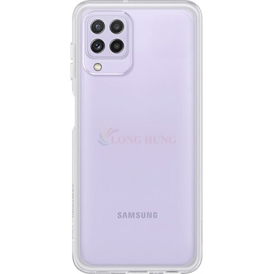 Ốp lưng nhựa dẻo Samsung Soft Clear Cover dành cho Samsung Galaxy A22 EF-QA225 - Hàng chính hãng