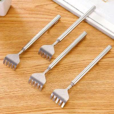 Cây gãi lưng inox bàn tay inox gãi lưng gấp gọn có thể điều chỉnh độ dài đến 50cm Massage Máy Massage