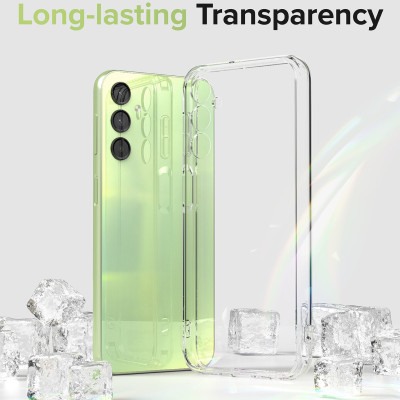 Ốp lưng silicon dẻo cho Samsung Galaxy A14 4G / 5G hiệu Ultra Thin trong suốt mỏng 0.6mm độ trong tuyệt đối chống trầy xước - Hàng nhập khẩu