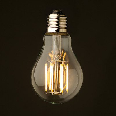 BÓNG ĐÈN LED EDISON TRÒN A60 ĐUI E27 CÔNG SUẤT 6W