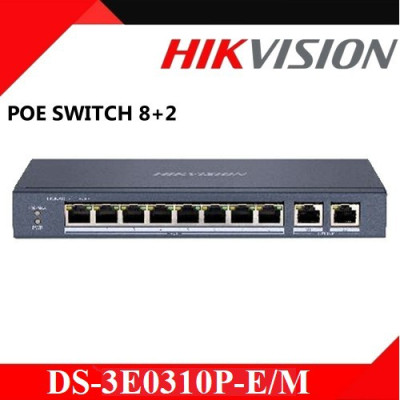 Switch mạng 4, 8, 16,24 cổng POE HIKVISION dùng cho camera IP cấp nguồn POE. DS-3E1106P-EI/M, DS-3E1310P-EI/M, DS-3E1318P-EI/M , DS-3E1326P-EI/M - hàng chính hãng