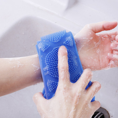 Dây chà lưng ,cọ lưng 2 mặt gai silicone ,làm sạch bụi bẩn , chà chân tiện lợi tẩy tế bào chết ,phù hợp cho mọi người
