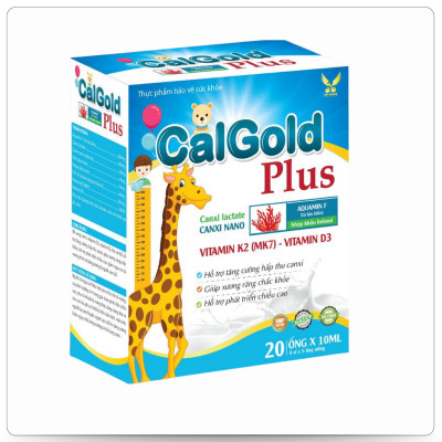 [TPBVSK] CALGOLD PLUS - Bổ sung canxi từ tảo biển đỏ (Nhãn con hươu)