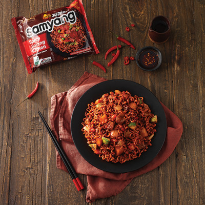 [5 Gói] Mì trộn tương đen cay Samyang/ Spicy jjajang ramen