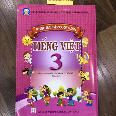 Sách Combo Phiếu bài tập cuối tuần Toán + Tiếng Việt 3 - Kết Nối