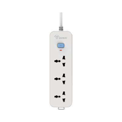 Ổ Cắm Điện Gongniu 3 Ổ Đa Năng 1 Công Tắc – Công Suất 10A/250/2500W – Trắng – Chính Hãng (N1030)