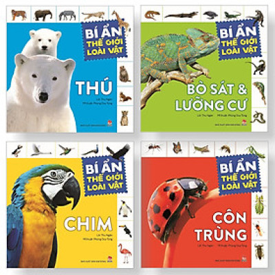Combo Bí Ẩn Thế Giới Loài Vật (4 Cuốn) (Tái Bản 2022)