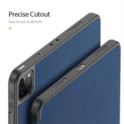 Bao Da Dành Cho iPad Pro 11 inch 2020/ 2021/ 2022 Dux Ducis Domo Series Có Khe Cắm Bút, Tự Động Tắt Mở - Hàng Chính Hãng
