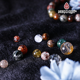 Hạt lẻ đá thạch anh ưu linh đa sắc - Ngọc Quý Gemstones