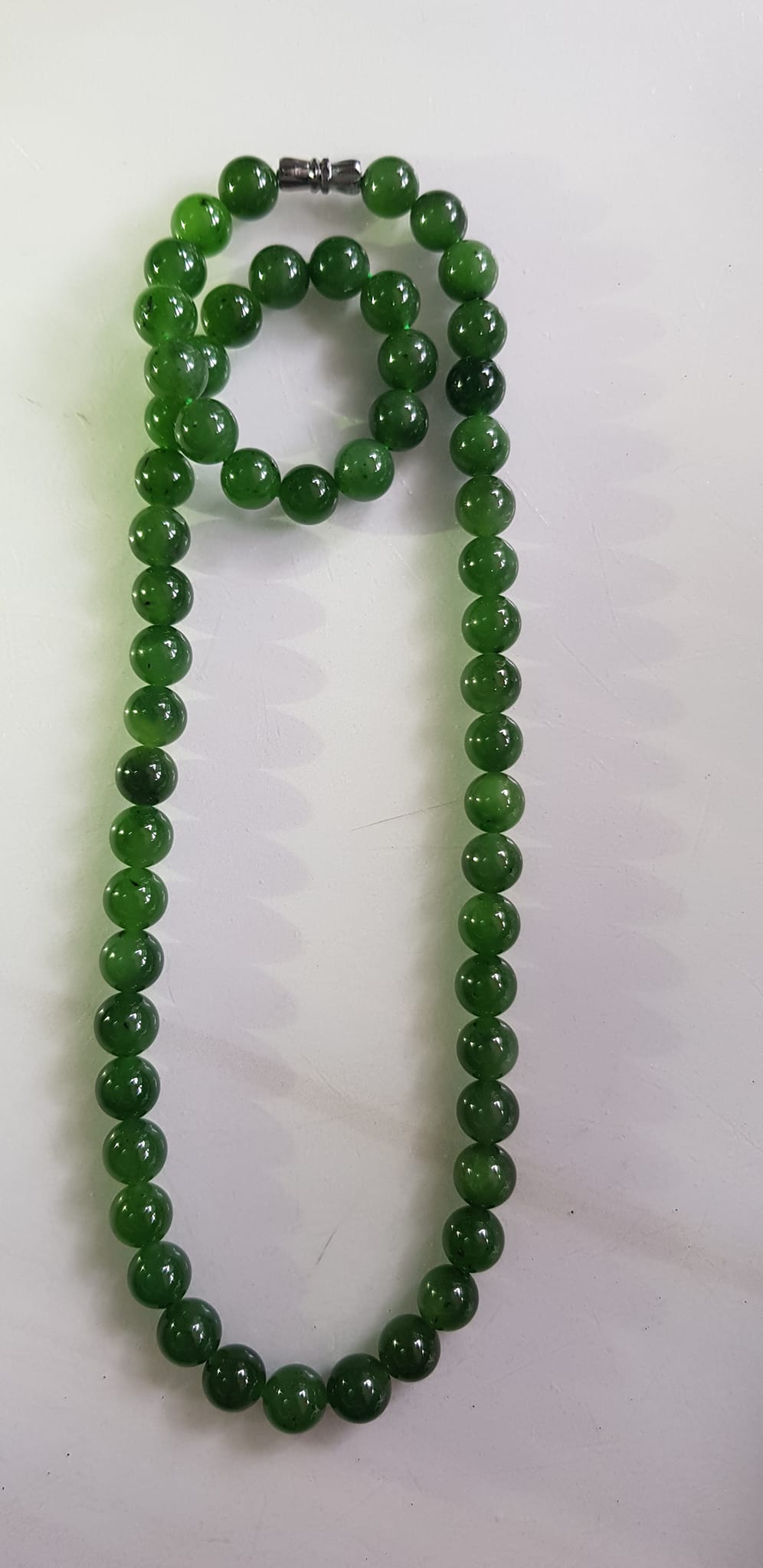 Vòng chuỗi đeo cổ Nữ mới đẹp Đá ngọc jade hay ngọc phật xanh tự nhiên Size 8mm màu xanh ngọc bích bóng sang đẹp hợp mệnh thủy mộc hỏa Quà tặng ý nghĩa cho Mẹ, mình và người thân ý nghĩa ạ