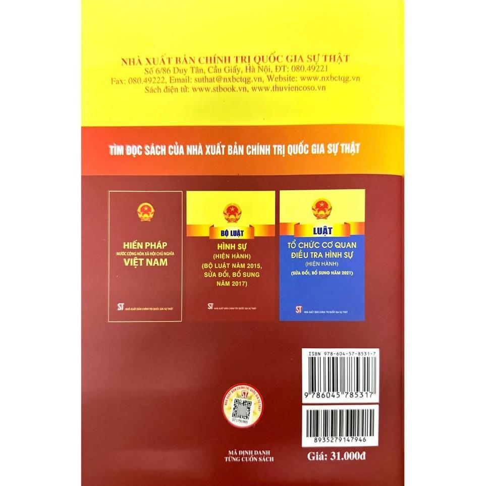 Sách - Luật Giám Định Tư Pháp (Hiện Hành) (Sửa Đổi, Bổ Sung Năm 2018, 2020) - NXB Chính Trị Quốc Gia