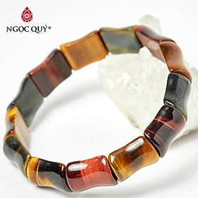Vòng tay đá mắt hổ bản 15x13mm - Ngọc Quý Gemstones