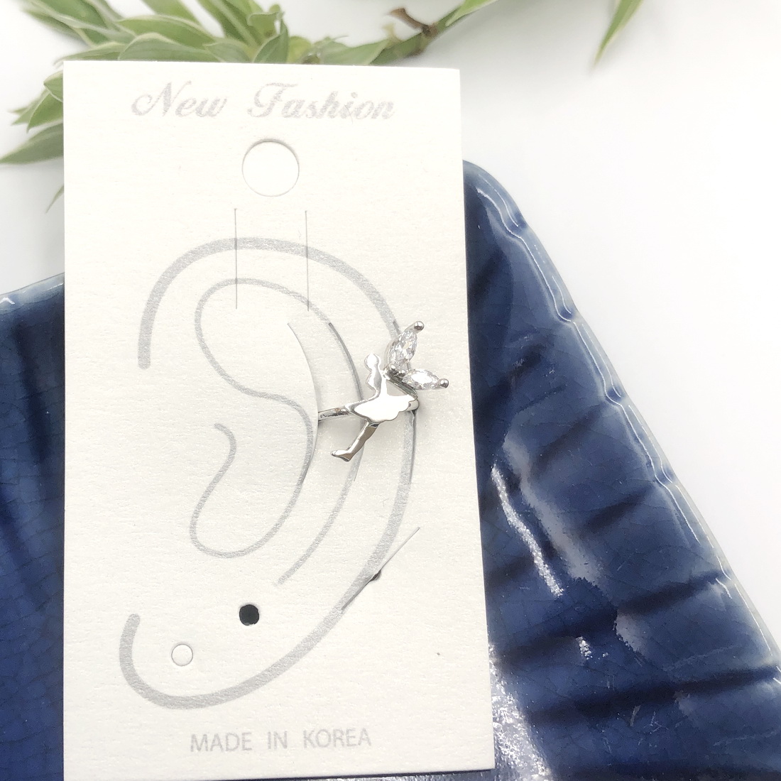 Bông tai Earcuff Bạc 925 Hàn Quốc 22EC-S