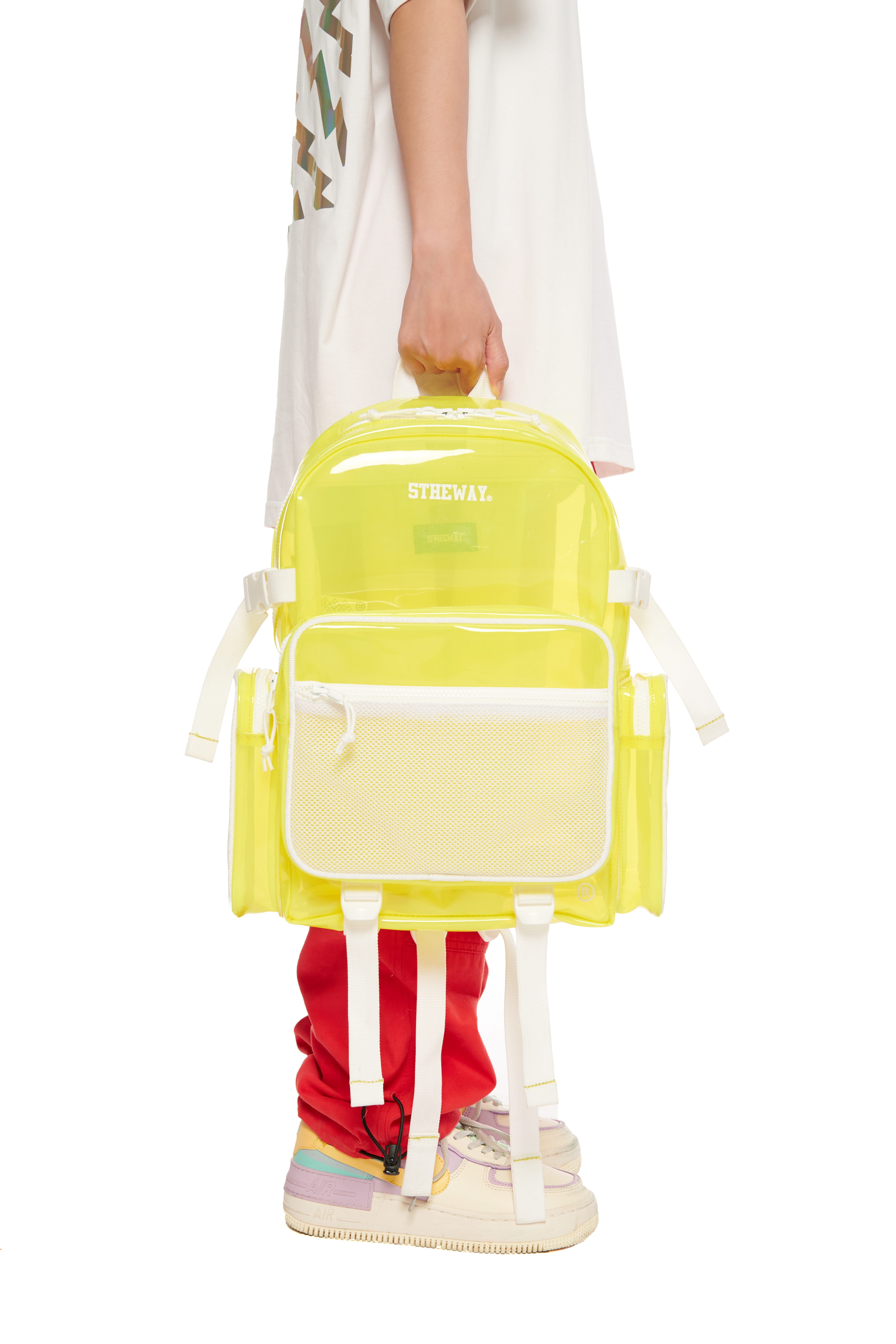 Balo 5THEWAY Trong Suốt Form Rocket Vàng aka /plastic/ ROCKET BACKPACK in YELLOW
